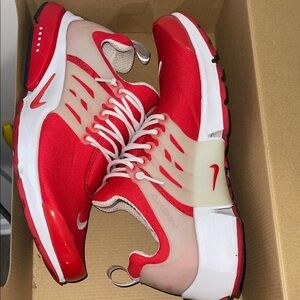 Nike Dynamic Red and Cream Sneakers